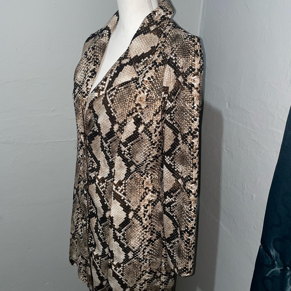 WearEver Snakeskin Pattern Blazer